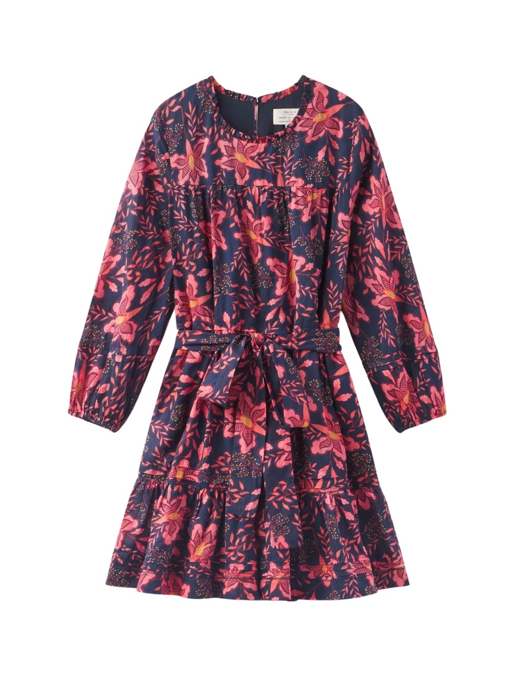 Trovata Nia Print tie-waist dress size small NWT